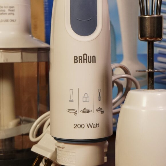 Braun Multiquick 200 watt HandBlender Chopper Model MR430HC Accessories Open Bx - Picture 2 of 8